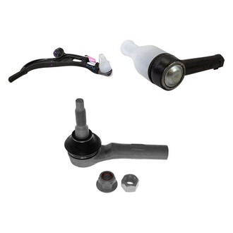 Motorcraft® - Front Passenger Side Lower Control Arm with Ball Joint and Tie Rod End Kit