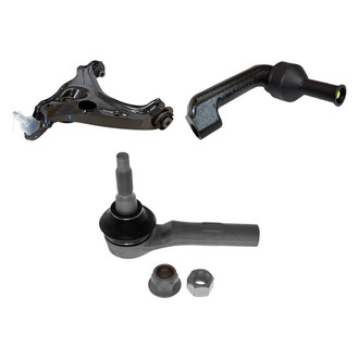 Motorcraft® - Front Passenger Side Lower Control Arm with Ball Joint and Tie Rod End Kit