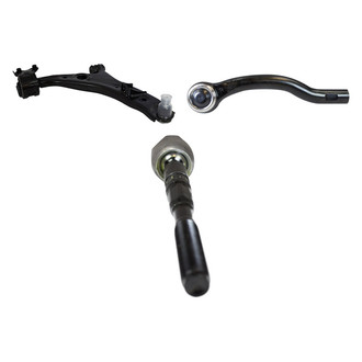 Motorcraft® - Front Passenger Side Lower Control Arm with Ball Joint and Tie Rod End Kit