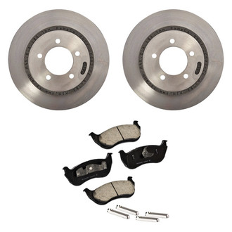 Motorcraft® - Standard Premium™ Plain Rear Brake Kit with Organic Pads