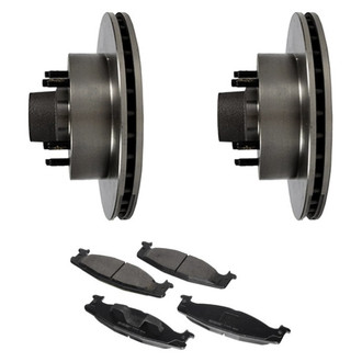 Motorcraft® - Standard Premium™ Plain Brake Kit with Ceramic Pads