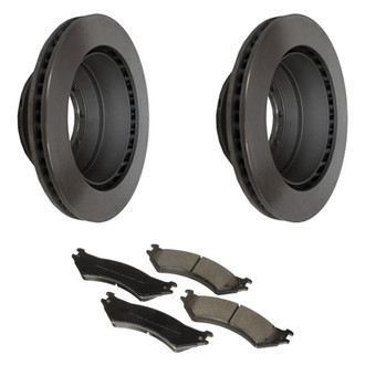Motorcraft® - Standard Premium™ Plain Rear Brake Kit with Ceramic Pads