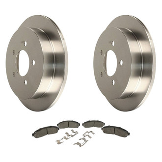 Motorcraft® - Standard Premium™ Plain Front Brake Kit with Semi-Metallic Pads