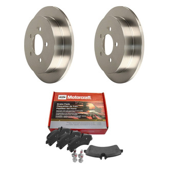 Motorcraft® - Standard Premium™ Plain Front Brake Kit with Ceramic Pads
