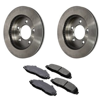 Motorcraft® - Standard Premium™ Plain Front Brake Kit with Ceramic Pads