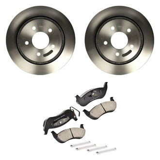 Motorcraft® - Standard Premium™ Plain Rear Brake Kit with Organic Pads
