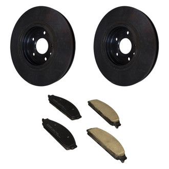 Motorcraft® - Standard Premium™ Plain Front Brake Kit with Organic Pads