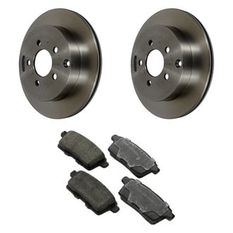 Motorcraft® - Standard Premium™ Plain Rear Brake Kit with Organic Pads