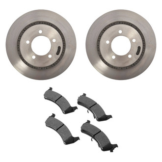 Motorcraft® - Standard Premium™ Plain Rear Brake Kit with Ceramic Pads