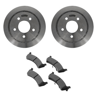 Motorcraft® - Standard Premium™ Plain Rear Brake Kit with Ceramic Pads