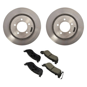 Motorcraft® - Standard Premium™ Plain Rear Brake Kit with Organic Pads