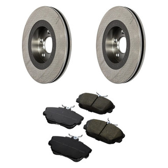 Motorcraft® - Standard Premium™ Plain Front Brake Kit with Organic Pads