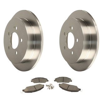 Motorcraft® - Standard Premium™ Plain Front Brake Kit with Organic Pads