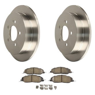 Motorcraft® - Standard Premium™ Plain Front Brake Kit with Organic Pads