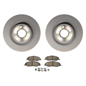 Motorcraft® - Standard Premium™ Plain Front Brake Kit with Organic Pads