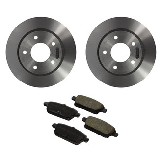 Motorcraft® - Standard Premium™ Plain Rear Brake Kit with Organic Pads