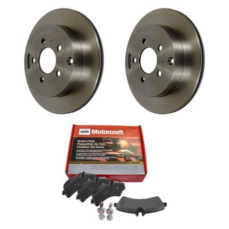 Motorcraft® - Standard Premium™ Plain Rear Brake Kit with Semi-Metallic Pads