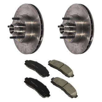 Motorcraft® - Standard Premium™ Plain Front Brake Kit with Organic Pads