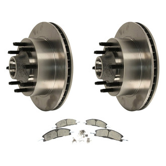 Motorcraft® - Standard Premium™ Plain Front Brake Kit with Semi-Metallic Pads