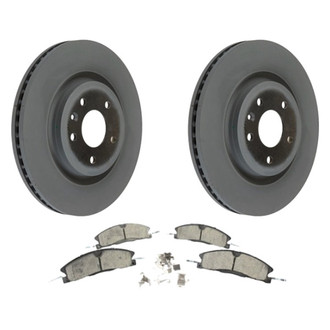 Motorcraft® - Standard Premium™ Plain Front Brake Kit with Semi-Metallic Pads