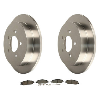 Motorcraft® - Standard Premium™ Plain Front Brake Kit with Semi-Metallic Pads