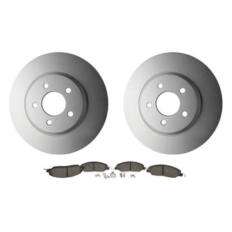 Motorcraft® - Standard Premium™ Plain Front Brake Kit with Semi-Metallic Pads