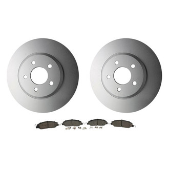 Motorcraft® - Standard Premium™ Plain Front Brake Kit with Semi-Metallic Pads