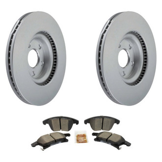 Motorcraft® - Standard Premium™ Plain Front Brake Kit with Semi-Metallic Pads