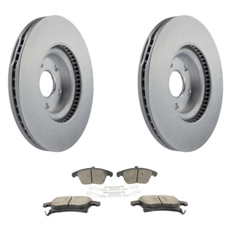 Motorcraft® - Standard Premium™ Plain Front Brake Kit with Semi-Metallic Pads