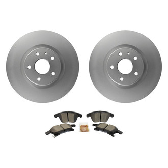 Motorcraft® - Standard Premium™ Plain Front Brake Kit with Semi-Metallic Pads