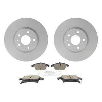 Motorcraft® - Standard Premium™ Plain Front Brake Kit with Semi-Metallic Pads