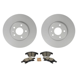 Motorcraft® - Standard Premium™ Plain Front Brake Kit with Semi-Metallic Pads