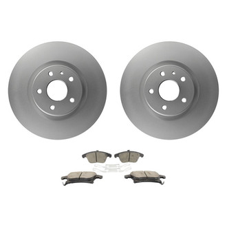 Motorcraft® - Standard Premium™ Plain Front Brake Kit with Semi-Metallic Pads