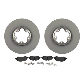 Motorcraft® - Standard Premium™ Plain Front Brake Kit with Semi-Metallic Pads