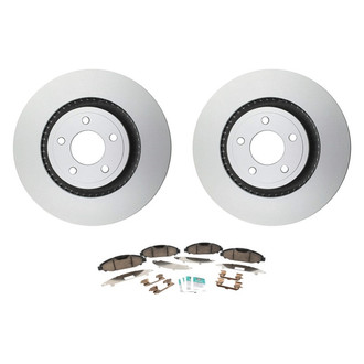 Motorcraft® - Standard Premium™ Plain Front Brake Kit with Semi-Metallic Pads