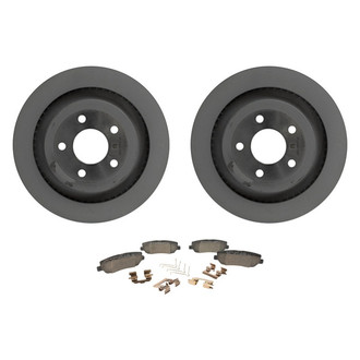Motorcraft® - Standard Premium™ Plain Rear Brake Kit with Semi-Metallic Pads