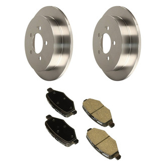 Motorcraft® - Standard Premium™ Plain Rear Brake Kit with Ceramic Pads