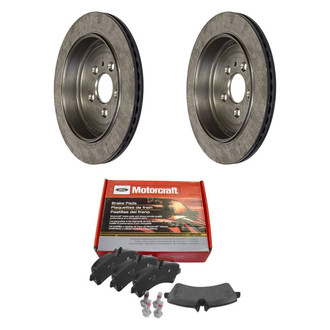 Motorcraft® - Standard Premium™ Plain Rear Brake Kit with Ceramic Pads