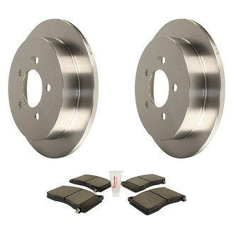 Motorcraft® - Standard Premium™ Plain Front Brake Kit with Ceramic Pads