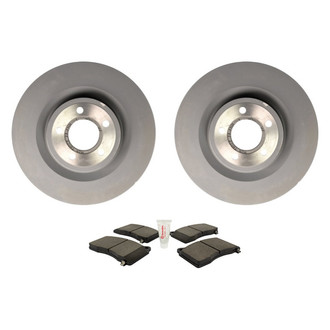Motorcraft® - Standard Premium™ Plain Front Brake Kit with Ceramic Pads