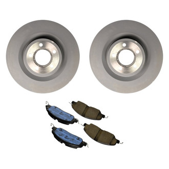 Motorcraft® - Standard Premium™ Plain Front Brake Kit with Ceramic Pads