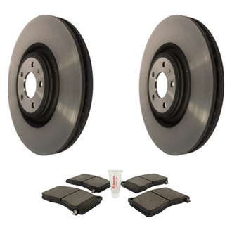 Motorcraft® - Standard Premium™ Plain Front Brake Kit with Ceramic Pads