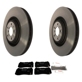 Motorcraft® - Standard Premium™ Plain Front Brake Kit with Ceramic Pads