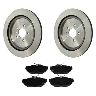 Motorcraft® - Standard Premium™ Plain Rear Brake Kit with Ceramic Pads