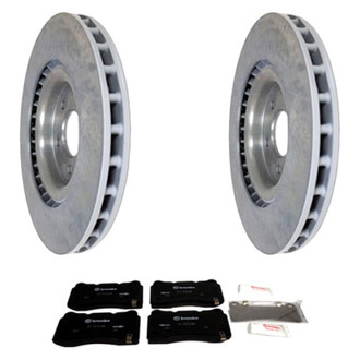 Motorcraft® - Standard Premium™ Plain Front Brake Kit with Ceramic Pads