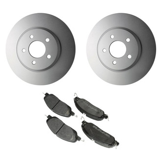 Motorcraft® - Standard Premium™ Plain Front Brake Kit with Ceramic Pads