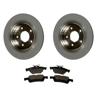 Motorcraft® - Standard Premium™ Plain Rear Brake Kit with Ceramic Pads