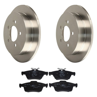 Motorcraft® - Standard Premium™ Plain Rear Brake Kit with Ceramic Pads