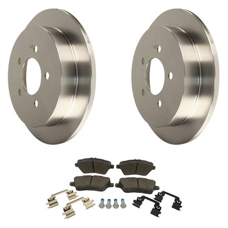 Motorcraft® - Standard Premium™ Plain Front Brake Kit with Ceramic Pads