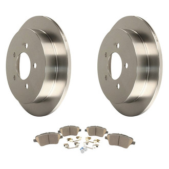 Motorcraft® - Standard Premium™ Plain Front Brake Kit with Ceramic Pads